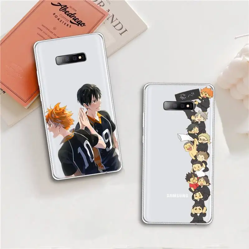 

Haikyuu Hinata attacks anime Phone Case Transparent For Samsung Galaxy A S Note J 5 8 51 2016 Prime 20 Ultra 6 7 Edge PLUS 21