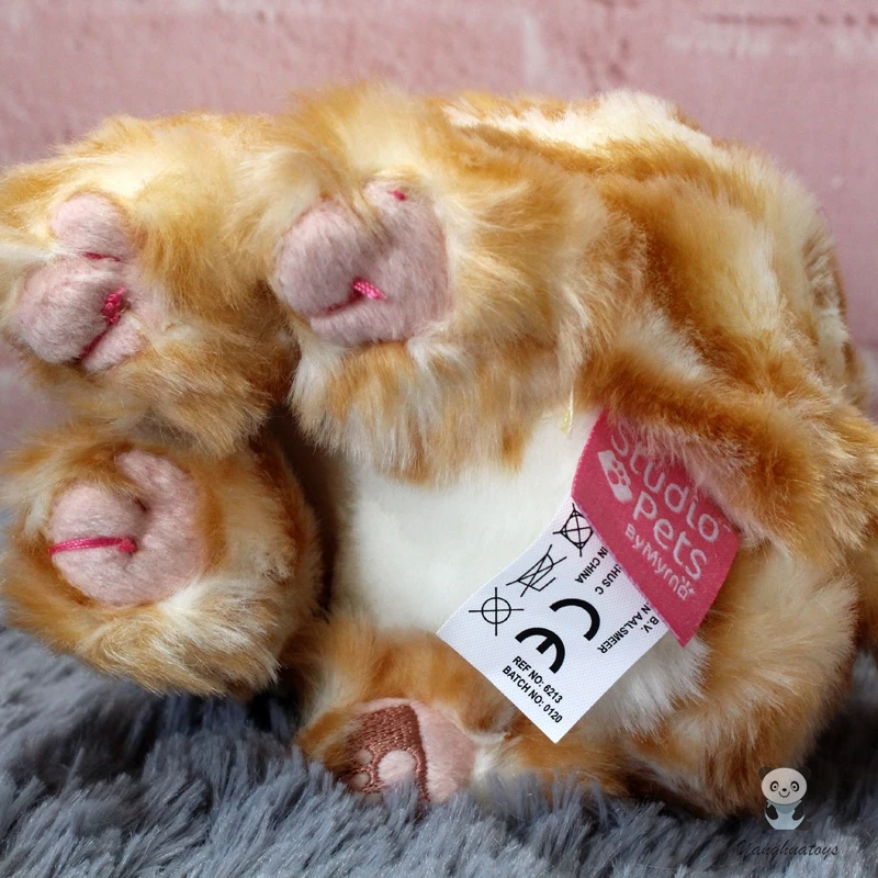 

Soft stuffed toy kitten dolls girl's birthday gifts real life plush cats toys model present high quality