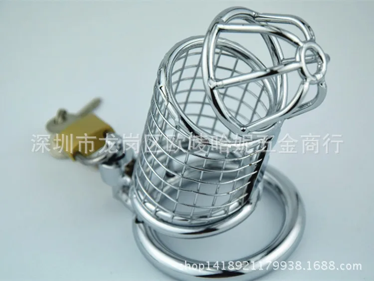 Мужской стальной черный пояс верности металлический для пениса искусственное