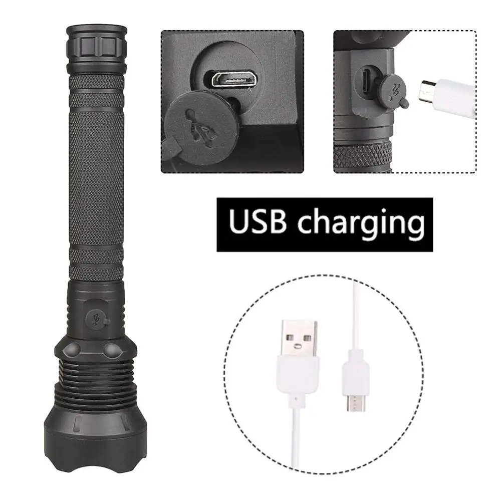 Meijuner вспышка светильник XHP50 XHP70 высокое Мощность светодиодный Алюминий фонарь USB