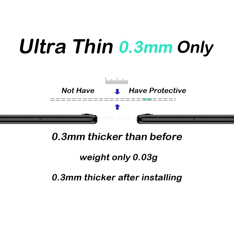 Задняя крышка объектива камеры из прозрачного закаленного стекла для ZTE Nubia X V18 M2