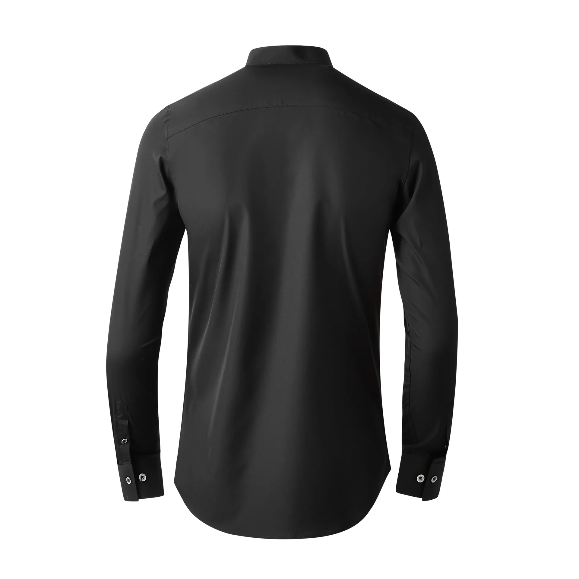 

2021 new pattern embroidery long-sleeved Chinese style men's shirt