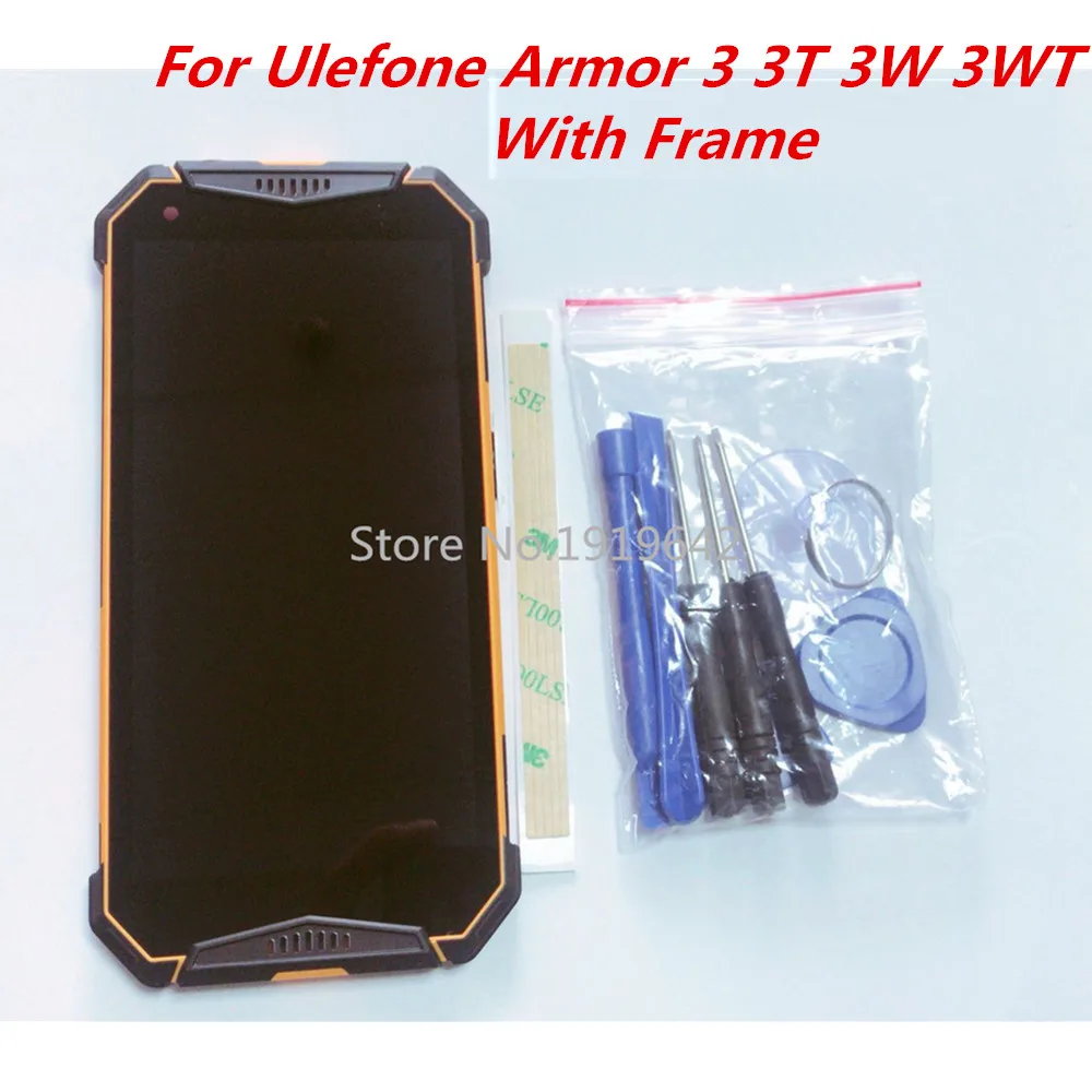 ЖК-дисплей в сборе с рамкой и сенсорным экраном для Ulefone Armor 3 3T 3W 3WT Android