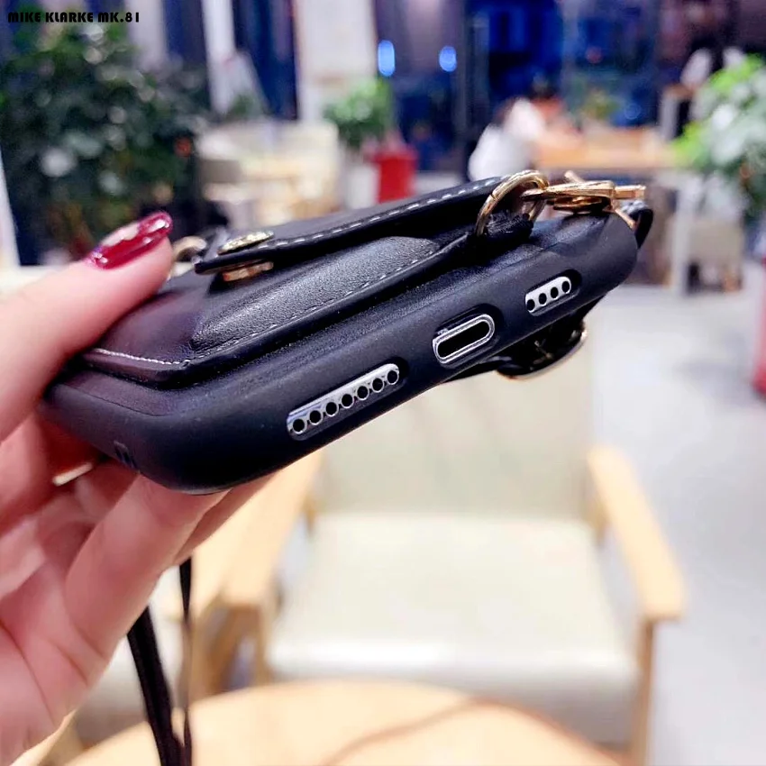 Чехол кросс-боди из ПУ кожи для iphone XR X Xs max 6 6S plus 8 7 чехол телефона Роскошный