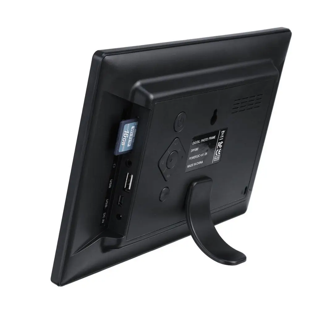 10 дюймов ЖК-дисплей цифровая фоторамка светодиодный Подсветка полный Функция