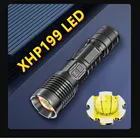 XHP199 9 ядер, супермощная светодиодный светильник вспышка, фонарь USB XHP70, тактический фонарь с зумом, 18650, 26650, USB зарядка, фонарь 30 Вт