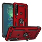 Чехол для Motorola Moto G6 G7 Plus G8 Play, противоударный бронированный чехол с магнитным металлическим кольцом для Moto G8 Power Lite, задняя крышка