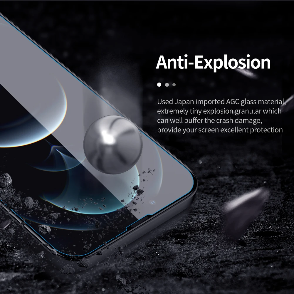 NILLKIN For iPhone 14 Pro Max Screen Protector For iPhone 13 Pro for iPhone 13 CP+Pro /H+ProTempered Glass for iPhone 13 mini
