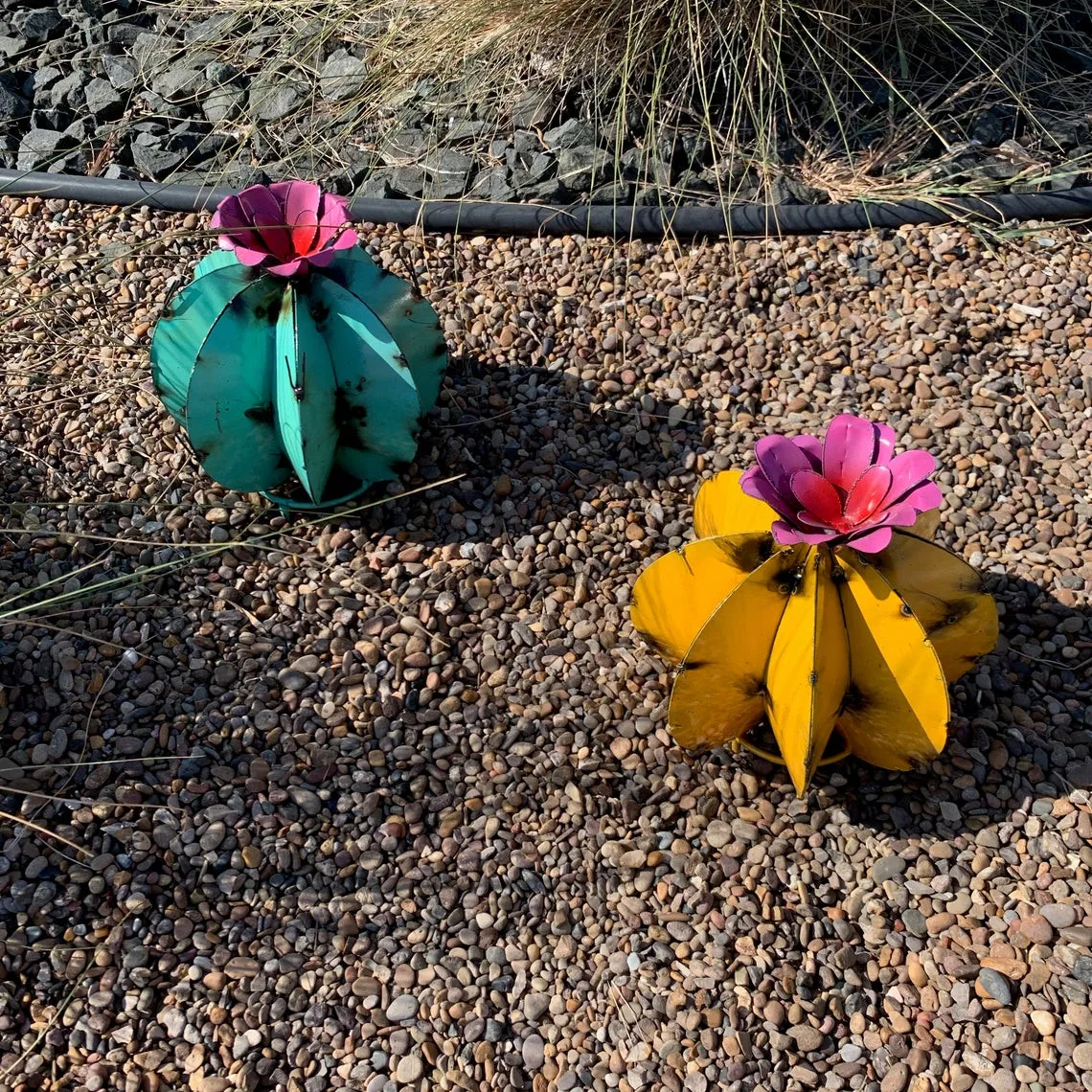 

Cactus Garden Sculpture Mexican Metal Art Metal Cactus Sculpture Garden Yard Sculpture Home Yard Decor Home Decoration Statues