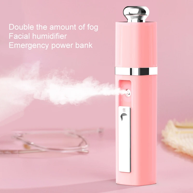 

30mL USB Charging Face Spray Nano Mist SPA Mini Facial Steamer Portable Hydrating Moisturizing Handy Sprayer Beauty Equipment