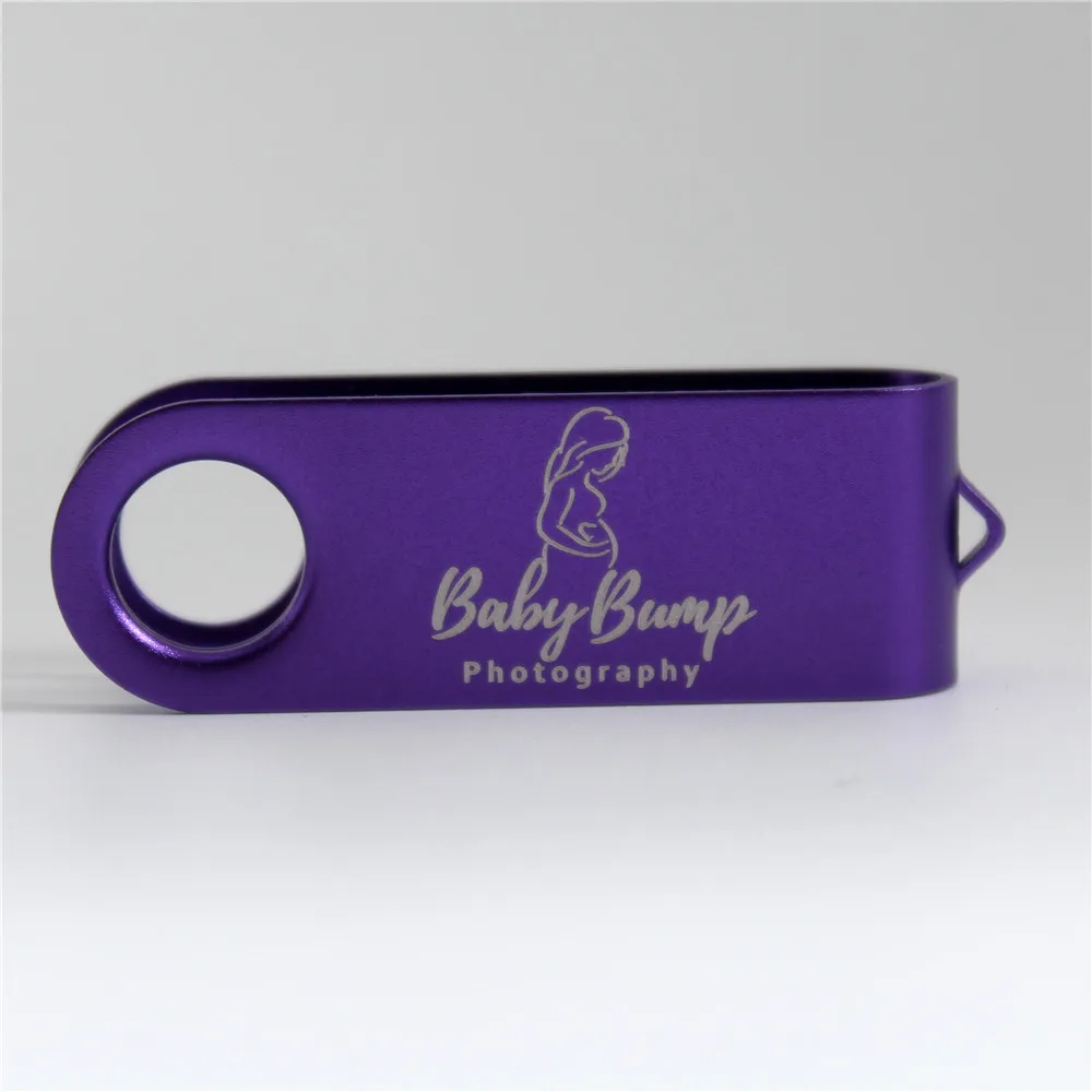 

50 pcs/lot Free Custom Logo Rotate pendrive USB 2.0 Flash Drive Pendrive 64GB 32GB 16GB 8GB 4GB U Disk for Photography Wedding