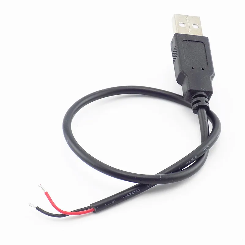 DIY USB 2 0 Штекерный соединительный кабель 5 в контакта провода Кабель питания Шнур 3