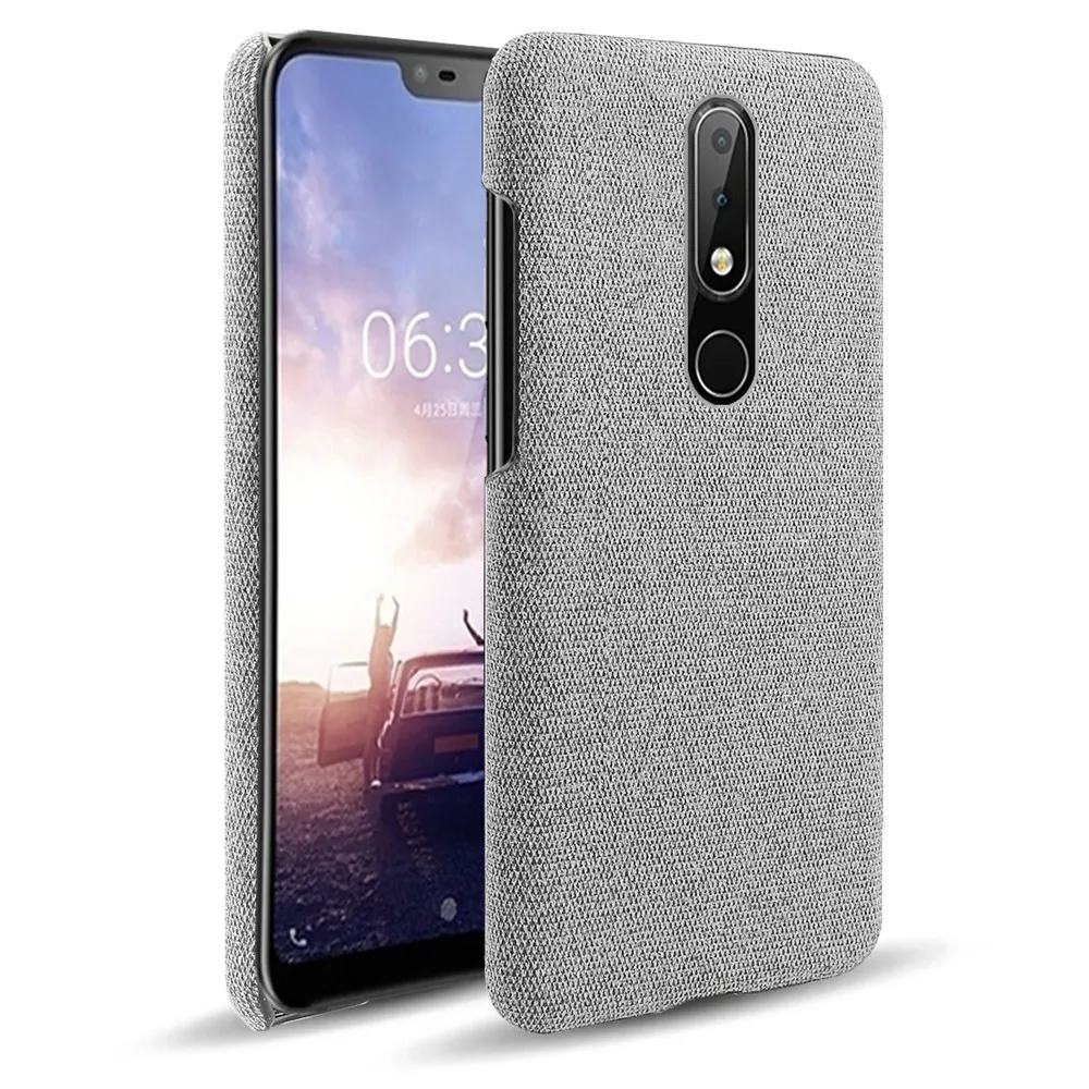 

Cloth Cases For Nokia 6.1 Plus Case Slim Retro Cloth Hard Cover for Nokia X6 2018 Nokia6.1 Plus TA-1099, TA-1103, TA-1083, 1099