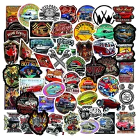 103050pcs retro modified classic car waterproof skateboard travel suitcase phone laptop luggage stickers cute kids girl toys