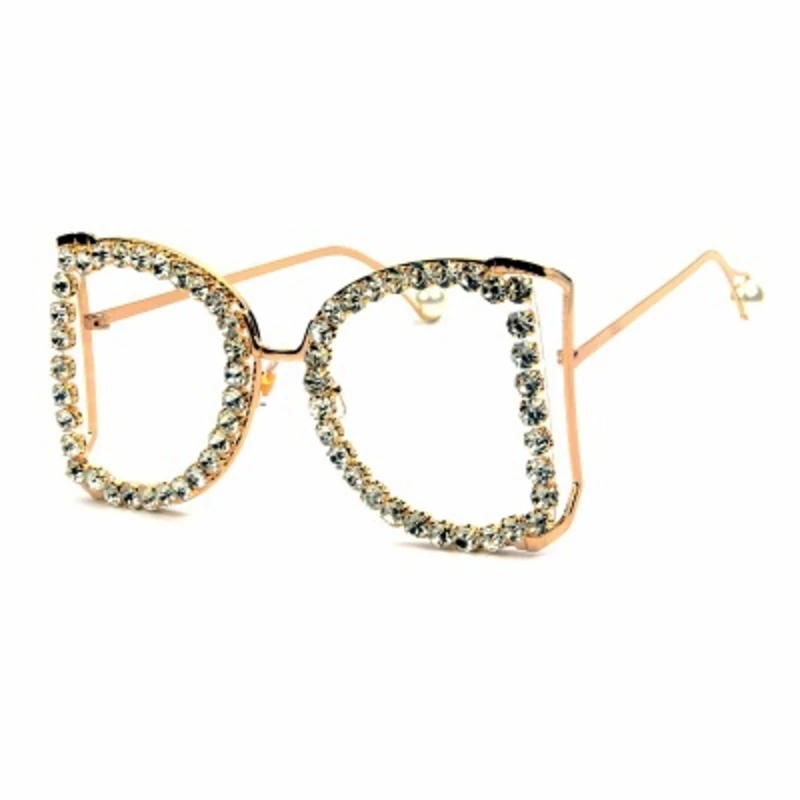 Трендовые модные негабаритные солнцезащитные очки для женщин 2020 Роскошные