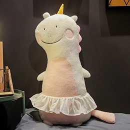 Maid unicorn Мультяшные лесные животные, плюшевая подушка, милая мягкая подушка, мини-кулон, фланелевые одеяла, реквизит, детская кроватка, Декор - Цвет: Maid unicorn