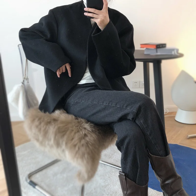 В винтажном стиле Из шерсти для детей плотная детская бархатная куртка теплое