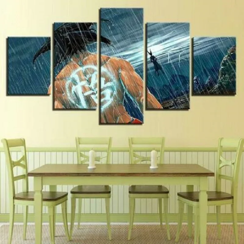 

No Framed Canvas 5Pcs Gift Ultra Japan Anime Kids Wall Posters Pictures Paintings Home Decor Accessories Living Room Decoration