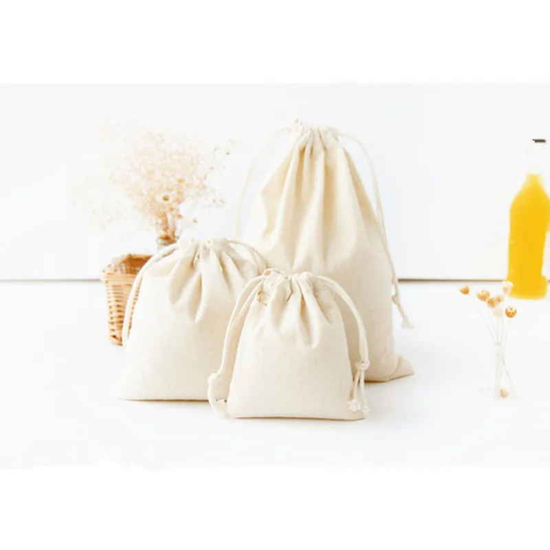 2020 новая многоразовая Хлопковая сумка для покупок на шнурке женщин и мужчин