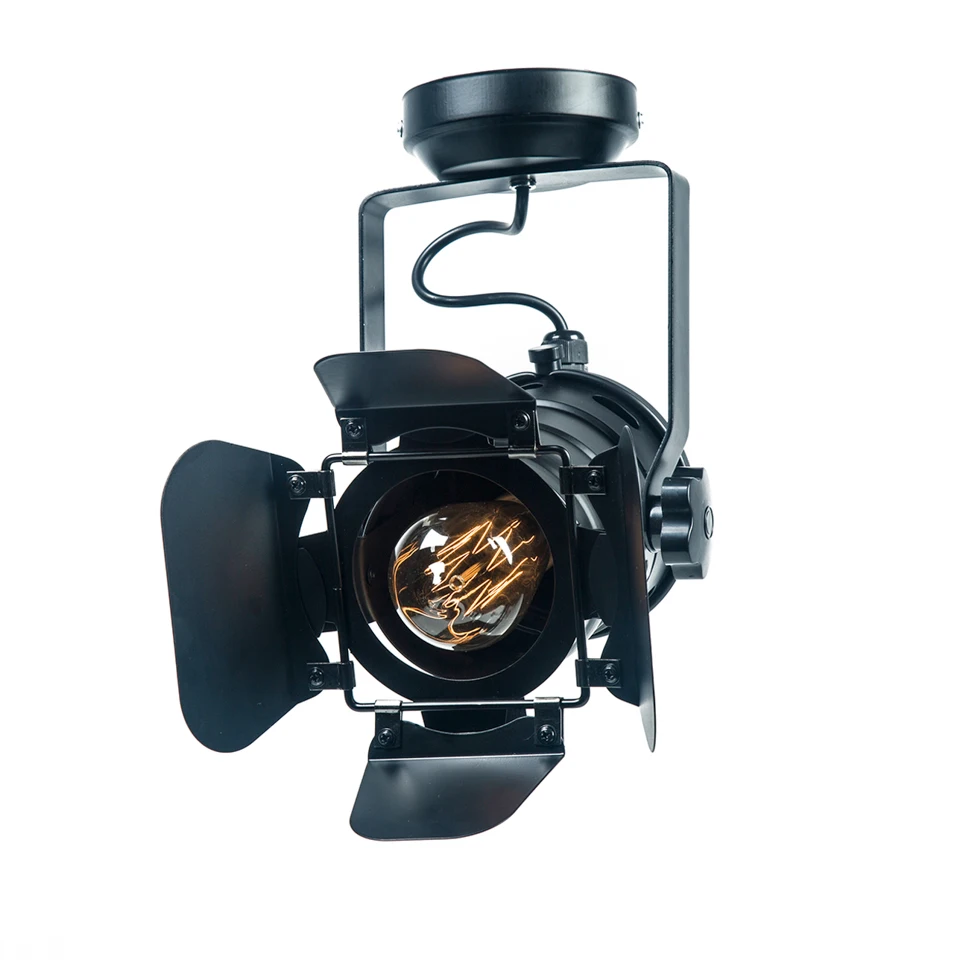 Промышленный Полуутопленный Регулируемый Черный потолочный светильник OYGROUP