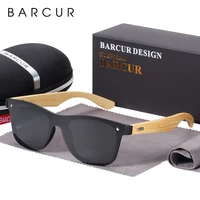 barcur natural oversize real bamboo sunglasses for men women sun glasses polarized 100 uv400 oculos de sol masculino feminino
