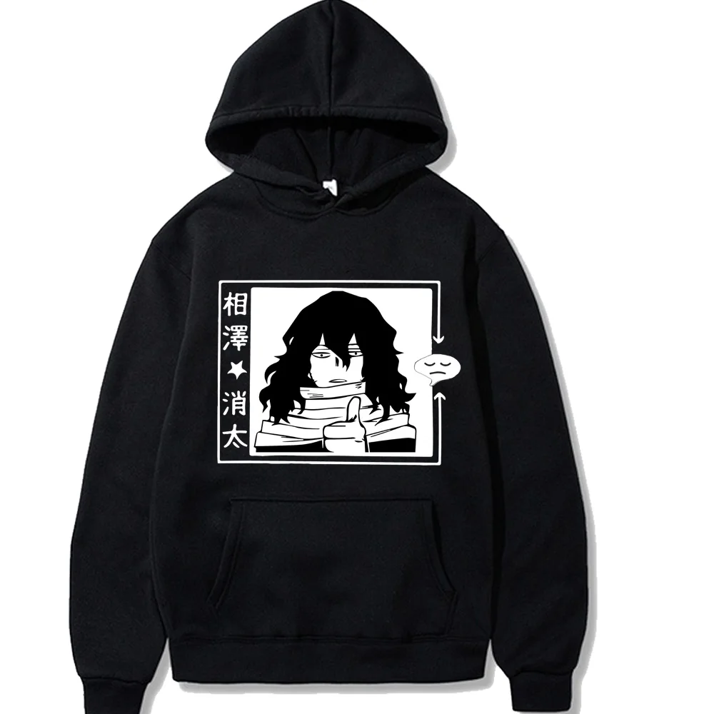 

Japanese Anime Funny Shota Aizawa Hoodies Winter Japan Style My Hero Academia Boku No Hero Sweatshirts Streetwear for Women/men