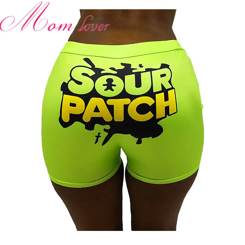 Оптовая продажа Для женщин шорты закуски Bite Me размера плюс байкерские Gushers