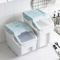 1015kg rice storage container with lid large capacity sealed food storage box pet dry food antioxidation home storage organizer