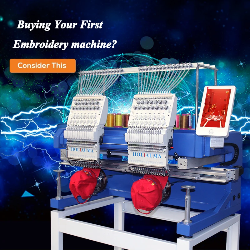 Компьютеризированная вышивальная машина с 15 иглами высокоскоростная для
