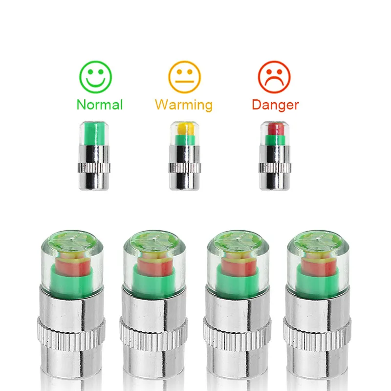 Универсальный 4 шт Air Предупреждение оповещения шин клапан Давление Сенсор