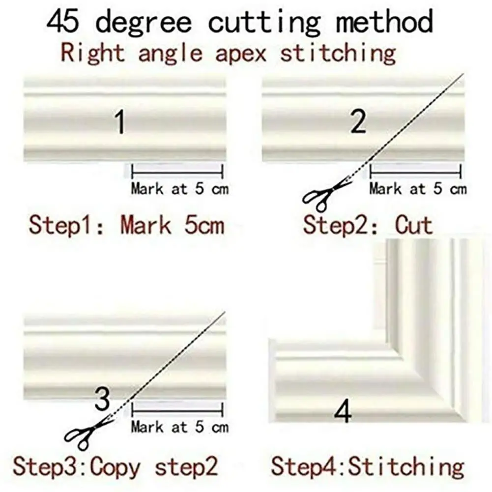 

Wall Skirting Border 3D Baseboard Wall Stickers Foam Living Adhesive Waterproof Home Wallpaper Bedroom Decor Self Room Bord T0J2