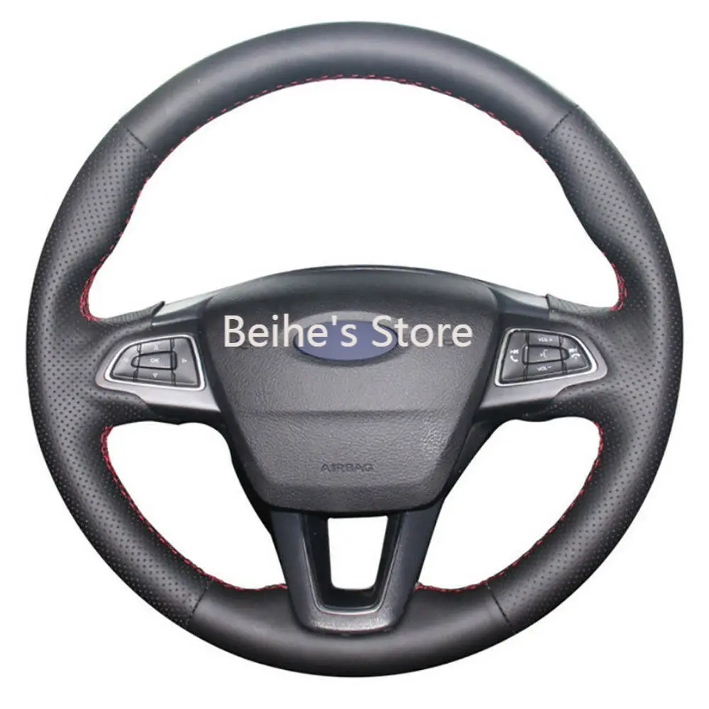 

Самодельный чехол на руль из искусственной кожи для Ford Focus 3