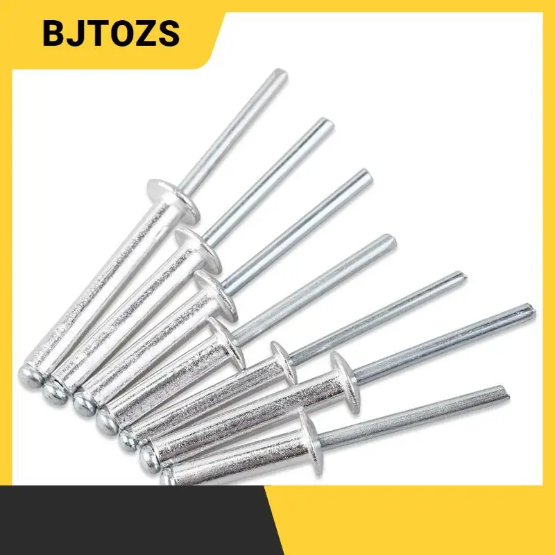 

20pcs M2.4 M3.2 M4 M5 Gb12618 Aluminium Rivets Mushroon Head Break Mandrel Blind Nail Pop Rivets Furniture Car Aircraft Hw021