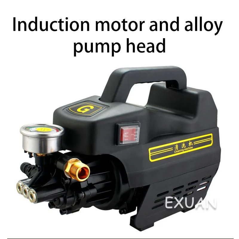 Скидка Портативная мойка высокого давления для автомобилей, бытовой насос высокого давления для мытья стен, многофункциональный насос для мойки а...