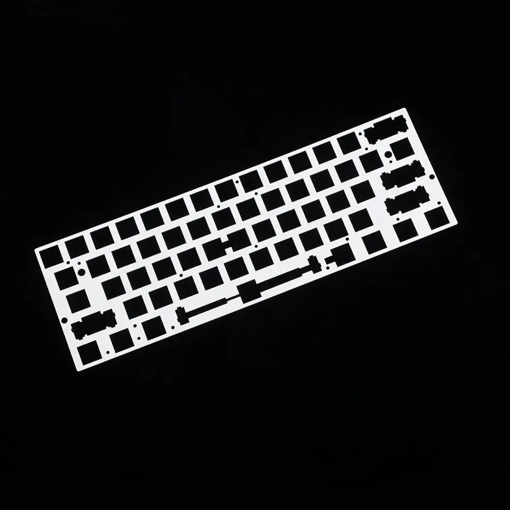 Алюминиевый Чехол CNC пластина PCB GK61 GK61x GK61xs RGB Горячая замена независимый драйвер