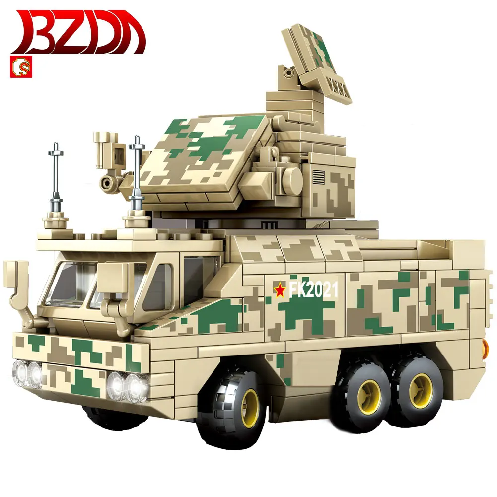 Конструктор BZDA City классический автомобиль высокотехнологичная сборка военная