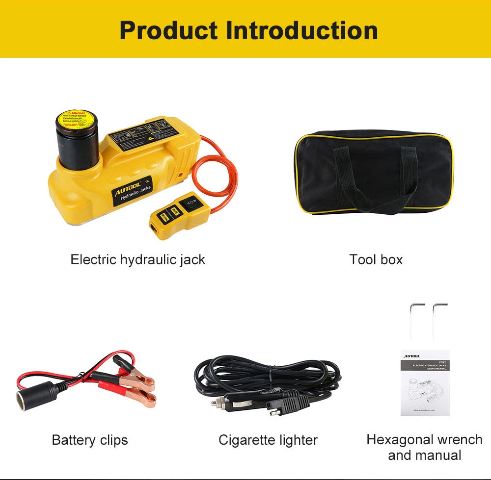 AUTOOL 6T Автомобильный Электрический гидравлический домкрат напольный подъемник