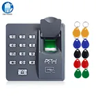 RFID-Контроллер доступа, биометрический считыватель отпечатков пальцев, клавиатура с паролем, 10 брелоков