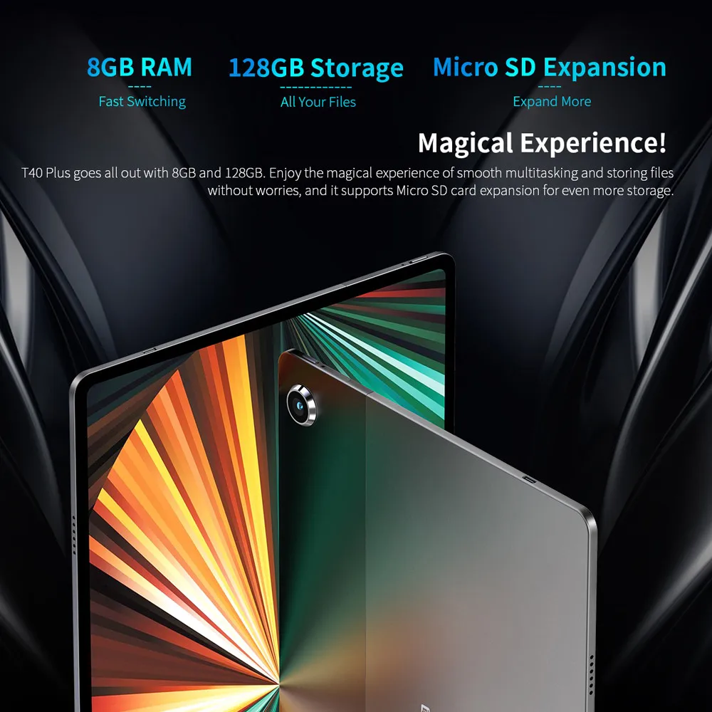 Планшет Teclast T40 Plus на Android 11 восемь ядер экран 10 4 дюйма 8 ГБ + 128 ГБ|Планшеты| |