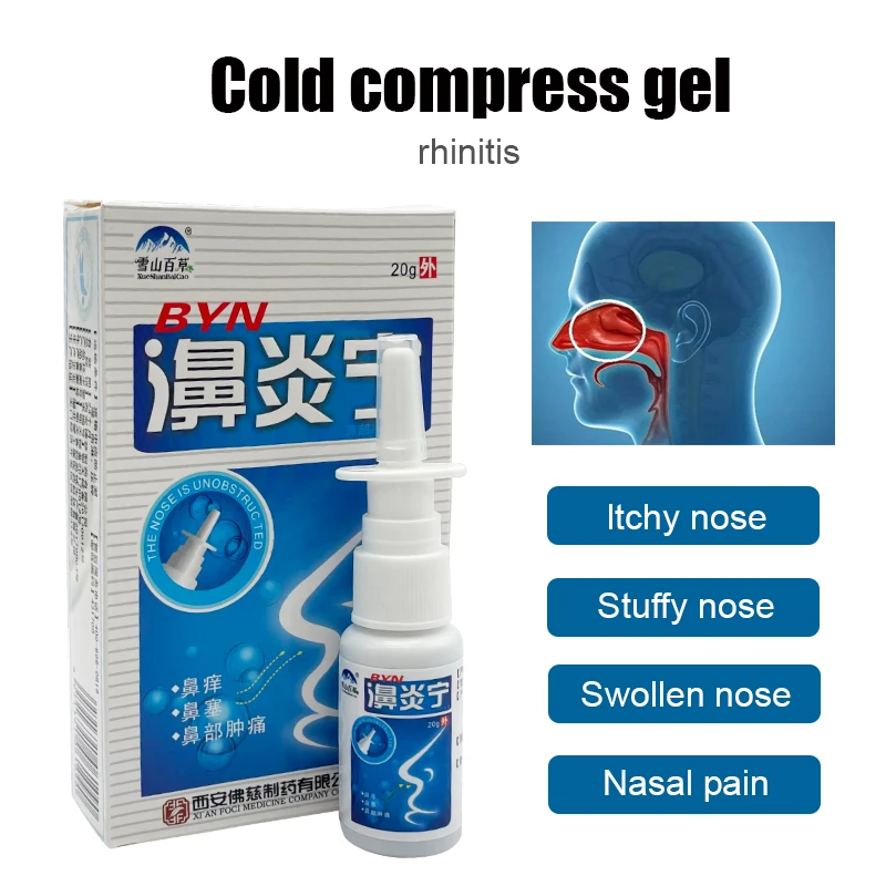 

2PCS Nasal Sprays Chronic Rhinitis Spray Treatment Rhinitis Sinusitis Congestion Chinese Traditional Medical Herb Nose Care