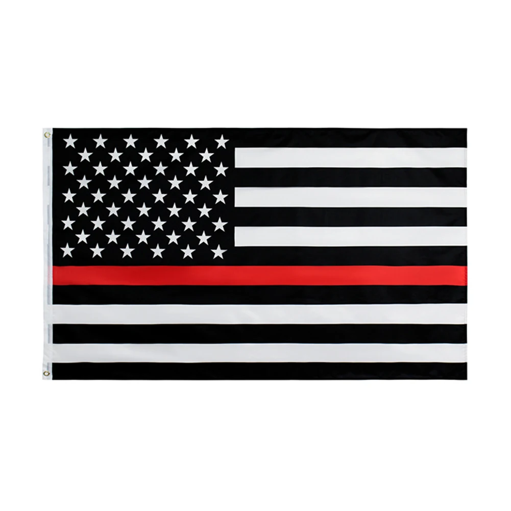 Тонкая синяя линия Флаг США латунные люверсы яркий цвет УФ выцветание устойчивый