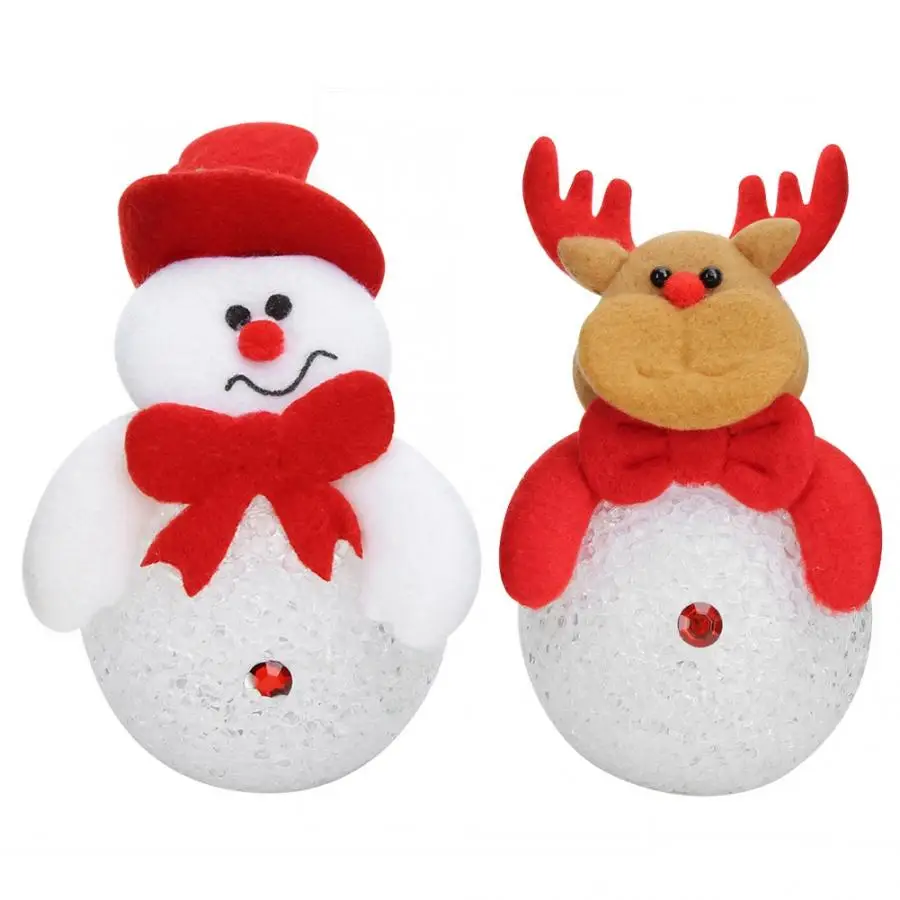 Рождество кулон милый Форма со светящимися вставками ночной Светильник s