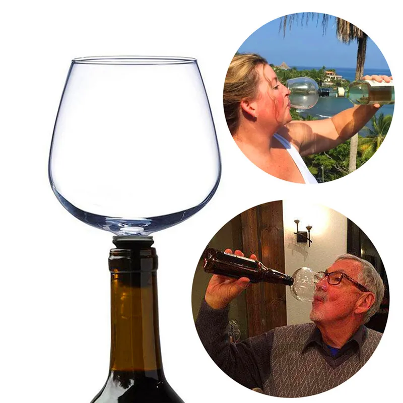 500 мл стеклянная винная бутылка прочные пробки Binge питьевой Партнер бокал для