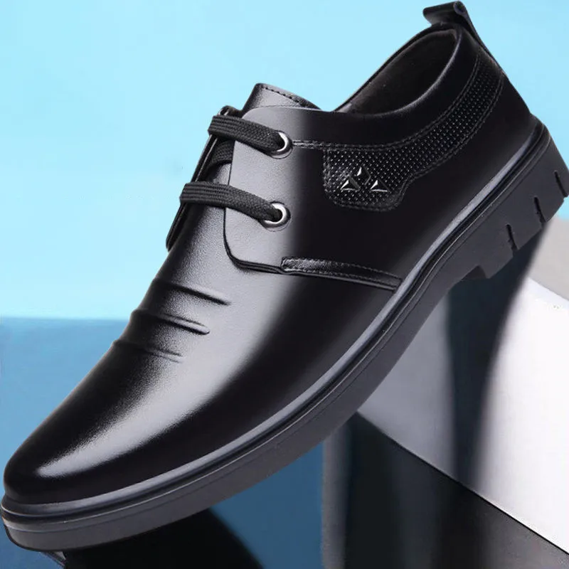 2020 Pu Leather Men Dress Shoes Formal Wedding Party For Retro Brogue Luxury Brand Men's Oxfords casual shoes | Обувь