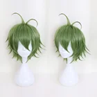 Парик для косплея из аниме данганронпа, короткий из синтетических волос для вечерние, с шапочкой