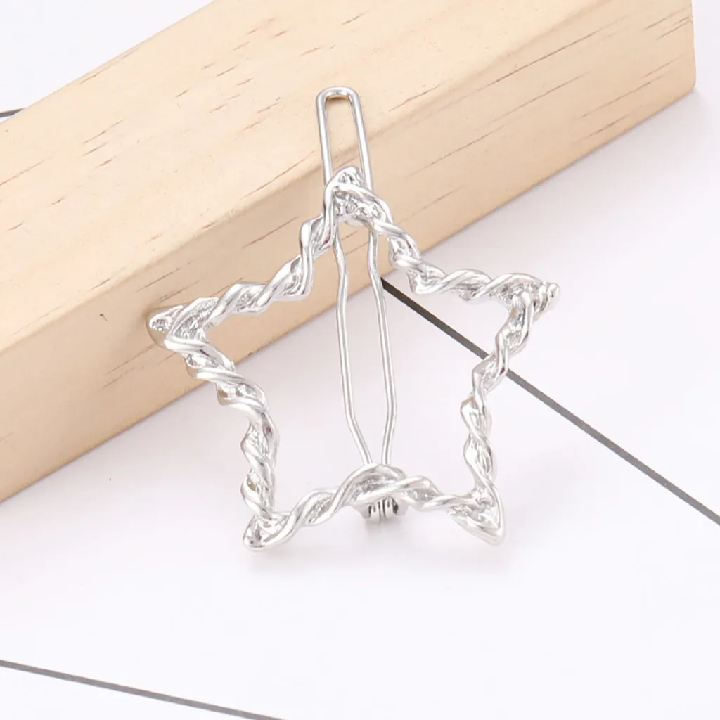 Простая Заколка для волос с челкой боковая хорошая текстура и блестящее