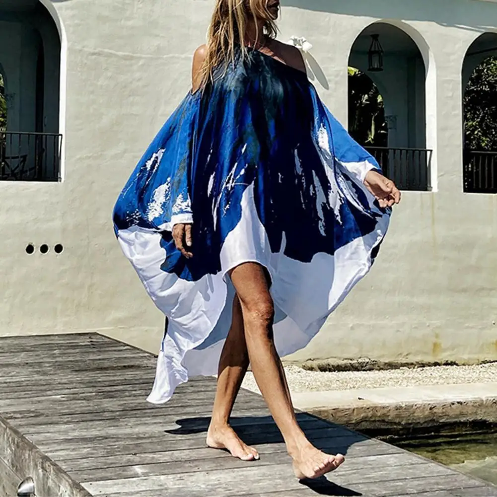 

Floral Print Shirt Mini Dress For Woman Casual Slash Neck Blouse Dress 2021 Girl Summer Sundress Vestido