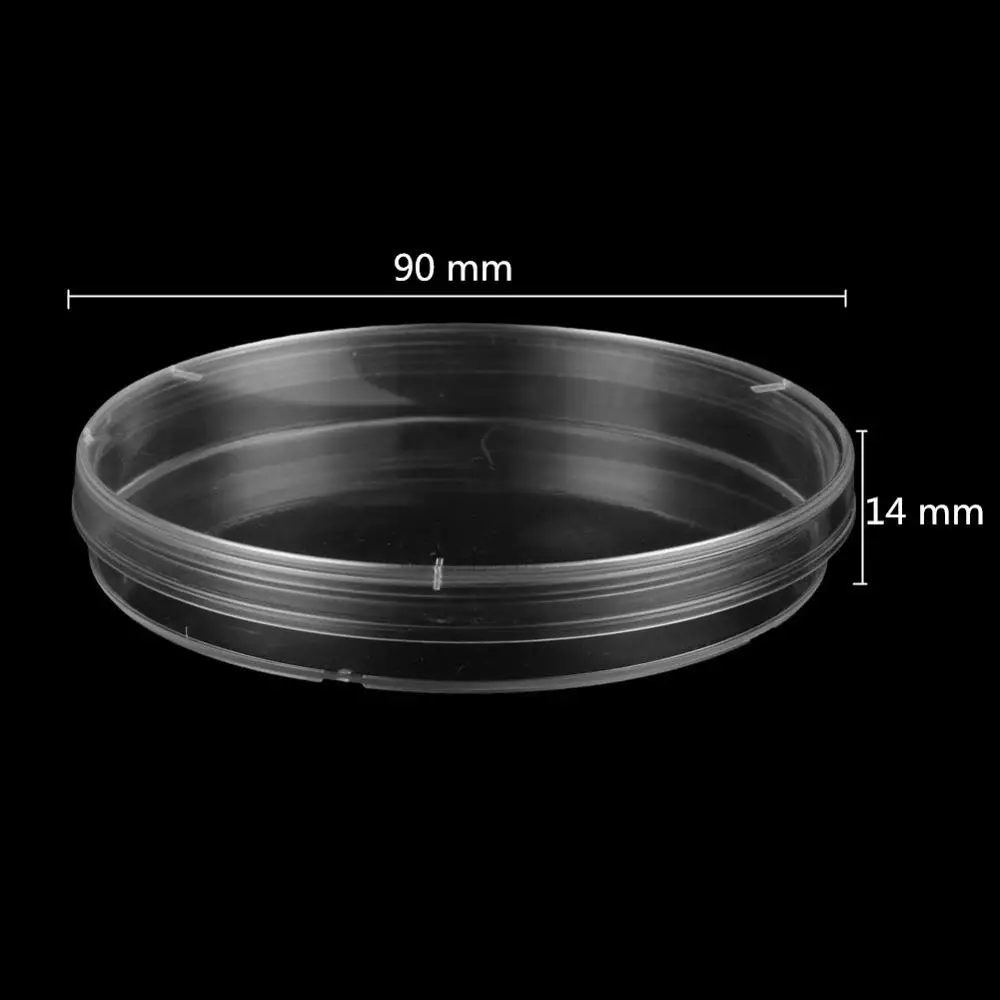 90 мм пластиковые прозрачные чаши Петри микрогены клетка бактериальная культура