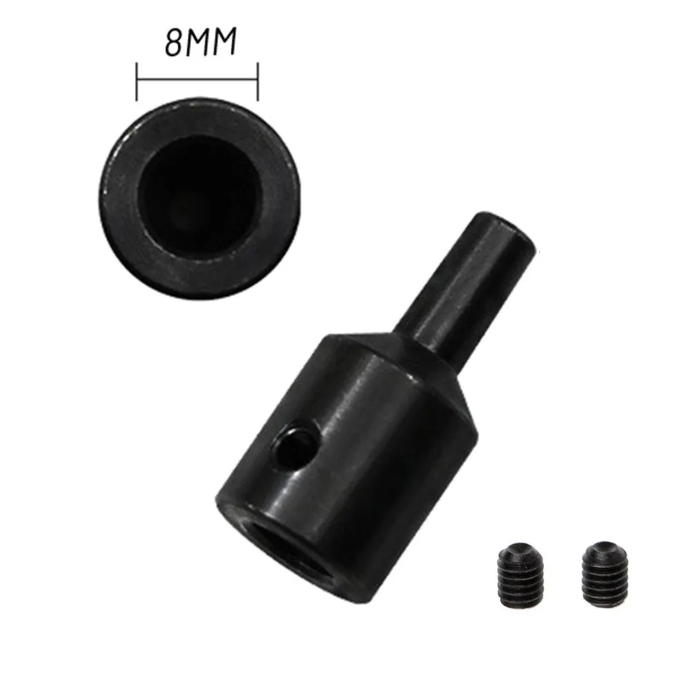 

With 2 Screws Drill Chuck Clamp Connection Shaft 4mm 5mm 6mm 8mm Black