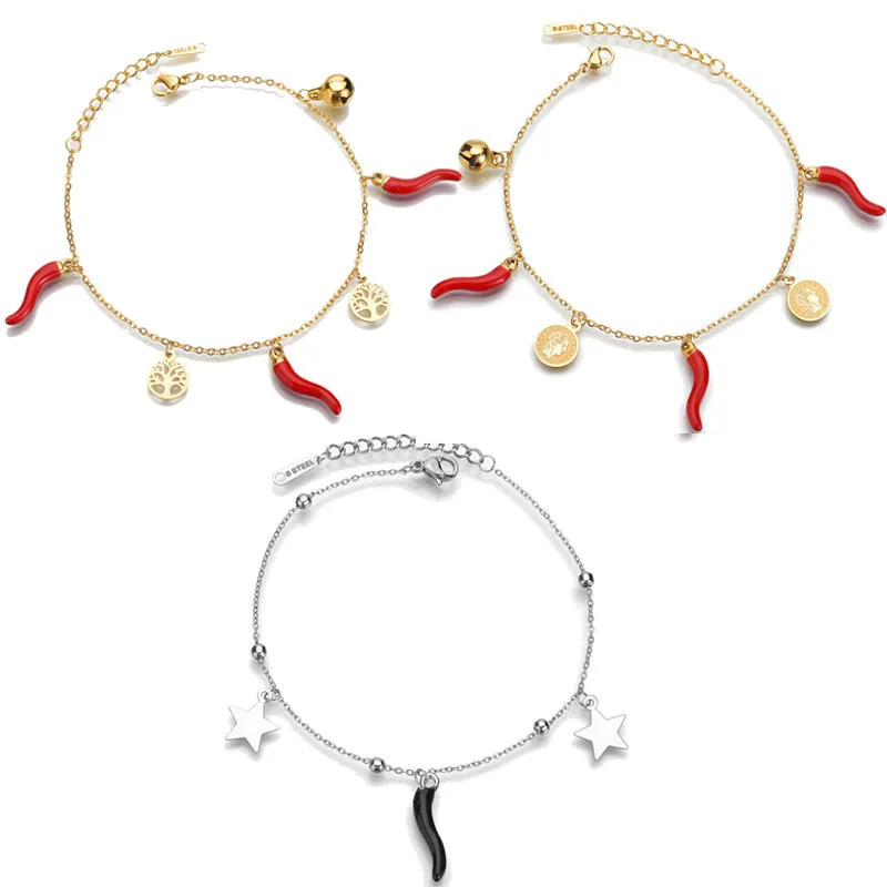 ELSEMADE подвеска Звезда Луна ожерелье для женщин ювелирные изделия из нержавеющей